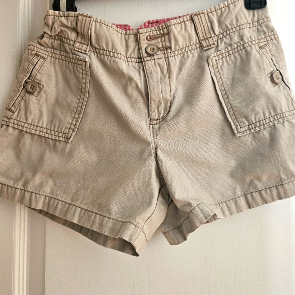 SO girl's Tan Casual Shorts Size 14